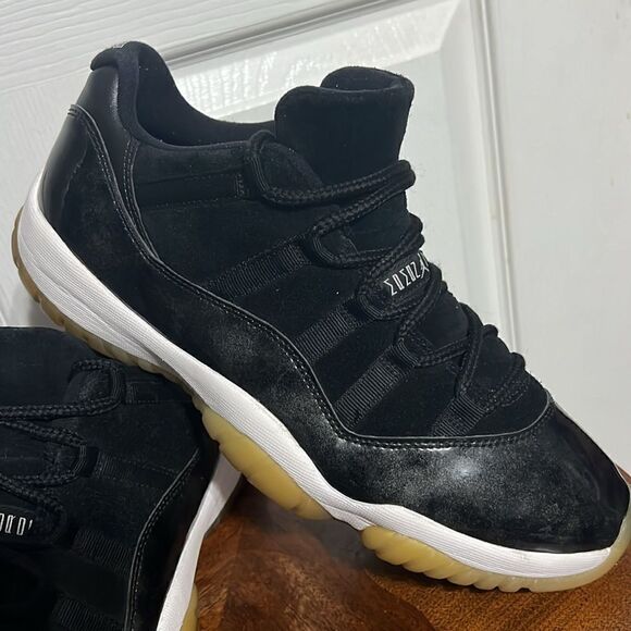 🔥🏀 Nike Air Jordan 11 Low Barons Concord Chicago Travis Scott RARE SE Sz 10.5 - Picture 2 of 16